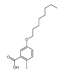 2-iodo-5-octoxybenzoic acid Structure
