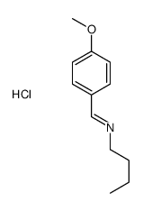 N-butyl-1-(4-methoxyphenyl)methanimine,hydrochloride结构式