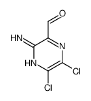3-氨基-5,6-二氯吡嗪-2-甲醛结构式