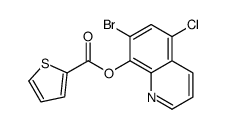 (7-bromo-5-chloroquinolin-8-yl) thiophene-2-carboxylate Structure