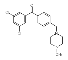 3,5-DICHLORO-4'-(4-METHYLPIPERAZINOMETHYL) BENZOPHENONE picture