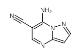 7-Aminopyrazolo[1,5-a]pyrimidine-6-carbonitrile Structure