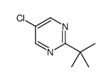 Pyrimidine, 5-chloro-2-(1,1-dimethylethyl)结构式
