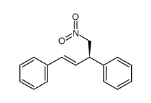 (R,E)-(4-nitrobut-1-ene-1,3-diyl)dibenzene Structure