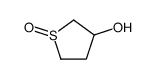 1-oxothiolan-3-ol Structure