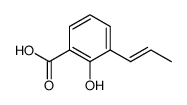 2-hydroxy-3-propenyl-benzoic acid Structure