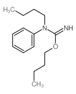 1-butoxy-N-butyl-N-phenyl-methanimidamide structure
