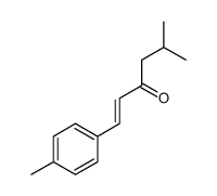5-methyl-1-(4-methylphenyl)hex-1-en-3-one Structure