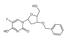 5-fluoro-1-[(2R,4S,5R)-5-(hydroxymethyl)-4-phenylmethoxyoxolan-2-yl]pyrimidine-2,4-dione结构式