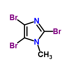 2,4,5-三溴-1-甲基-1H-咪唑结构式