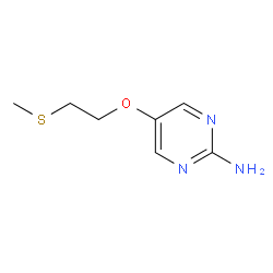 5-(2-(甲硫基)乙氧基)嘧啶-2-胺结构式