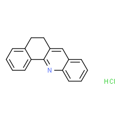 5,6-DIHYDROBENZ[C]ACRIDINE, HYDROCHLORIDE Structure