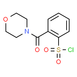 2-(吗啉-4-羰基)苯-1-磺酰氯结构式