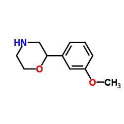 2-(3-甲氧基苯基)吗啉结构式