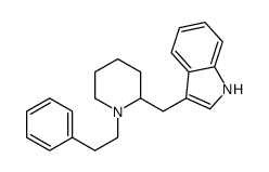 3-[[1-(2-phenylethyl)piperidin-2-yl]methyl]-1H-indole Structure