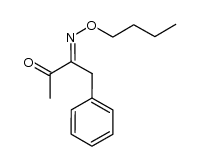 (E)-1-phenyl-butane-2,3-dione 2-(O-butyl-oxime)结构式