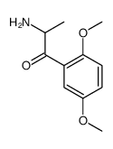 (Alpha-氨基乙基)(2,5-二甲氧基苯基)酮结构式