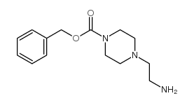 1-CBZ-4-(2-AMINOETHYL)PIPERAZINE Structure