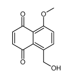 5-(hydroxymethyl)-8-methoxynaphthalene-1,4-dione Structure