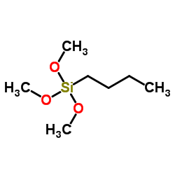 Butyl(trimethoxy)silane Structure