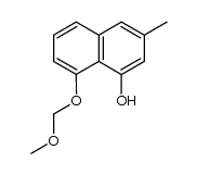 8-methoxymethoxy-3-methyl-1-naphthalenol Structure