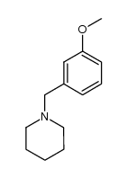 1-(3-methoxybenzyl)piperidine Structure