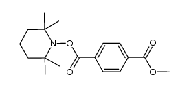 terephthalic acid 1-methyl ester 4-(2,2,6,6-tetramethylpiperidin-1-yl) ester结构式