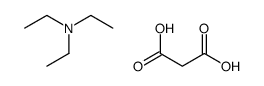 N,N-diethylethanamine,propanedioic acid Structure