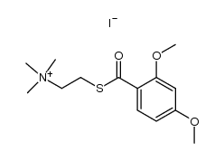 2,4-dimethoxybenzoylthiocholine iodide结构式