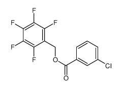 (2,3,4,5,6-pentafluorophenyl)methyl 3-chlorobenzoate结构式
