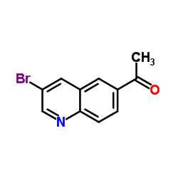 1-(3-Bromoquinolin-6-yl)ethanone Structure