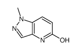 1-methyl-4H-pyrazolo[4,3-b]pyridin-5-one结构式