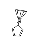 bis(cyclopentadienyl)beryllium Structure