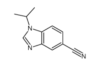5-氰基-1-异丙基苯并咪唑结构式