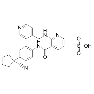 甲磺酸阿帕替尼结构式