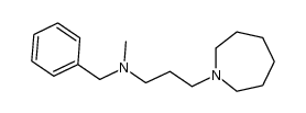 3-(azepan-1-yl)-N-benzyl-N-methylpropan-1-amine结构式