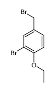 2-bromo-4-(bromomethyl)-1-ethoxybenzene Structure