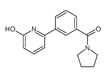 6-[3-(pyrrolidine-1-carbonyl)phenyl]-1H-pyridin-2-one Structure