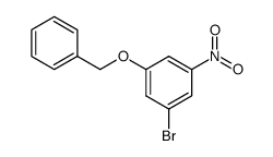 1-benzyloxy-3-bromo-5-nitro-benzene Structure