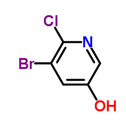 2-Chloro-3-Bromo-5-Hydroxypyridine structure
