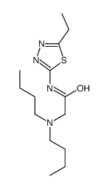 2-(dibutylamino)-N-(5-ethyl-1,3,4-thiadiazol-2-yl)acetamide Structure