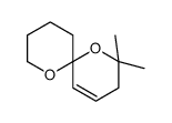 2,2-dimethyl-1,7-dioxaspiro[5.5]undec-4-ene Structure