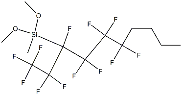 十二氟庚基丙基甲基二甲氧基硅烷结构式