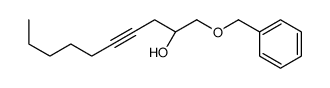(2R)-1-phenylmethoxydec-4-yn-2-ol结构式
