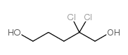2,2-dichloropentane-1,5-diol Structure