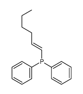 hex-1-enyl(diphenyl)phosphane结构式
