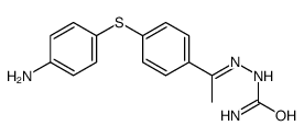 [1-[4-(4-aminophenyl)sulfanylphenyl]ethylideneamino]urea Structure