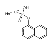 Alpha-naphthyl acid phosphate monosodium salt Structure