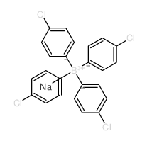 (4-chlorocyclohexyl)-tris(4-chlorophenyl)boron Structure