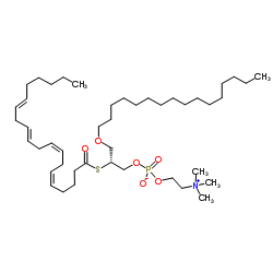 arachidonoyl thio-pc结构式
